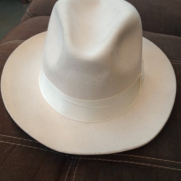 SCALA Men's Cream Tan Authentic Dress Hats Size Large - Picture 3 of 9